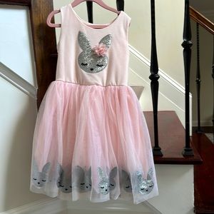 Easter dress pink tulle bottom